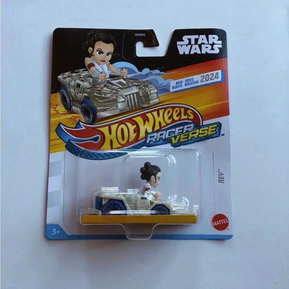 Hot Wheels Racer Verse Cars Diecast - Star Wars Rey - BRAND NEW!! - Picture 1 of 3